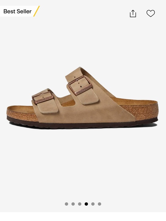Birkenstock sandals - 6-6.5 (EU 37) narrow - Arizona Soft Footbed-oiled leather